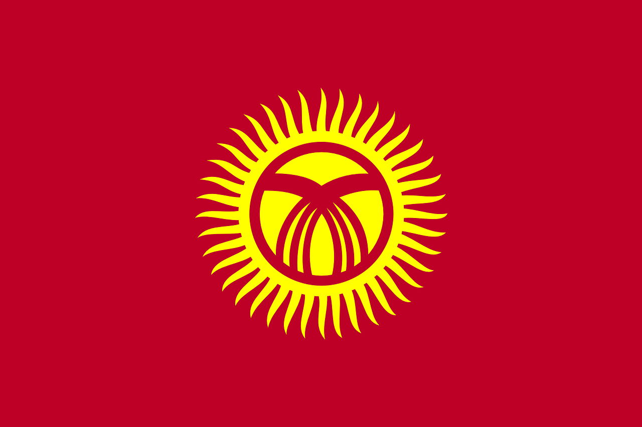 Flag of Kyrgyzstan