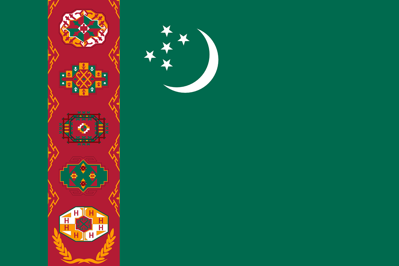 Flag of Turkmenistan