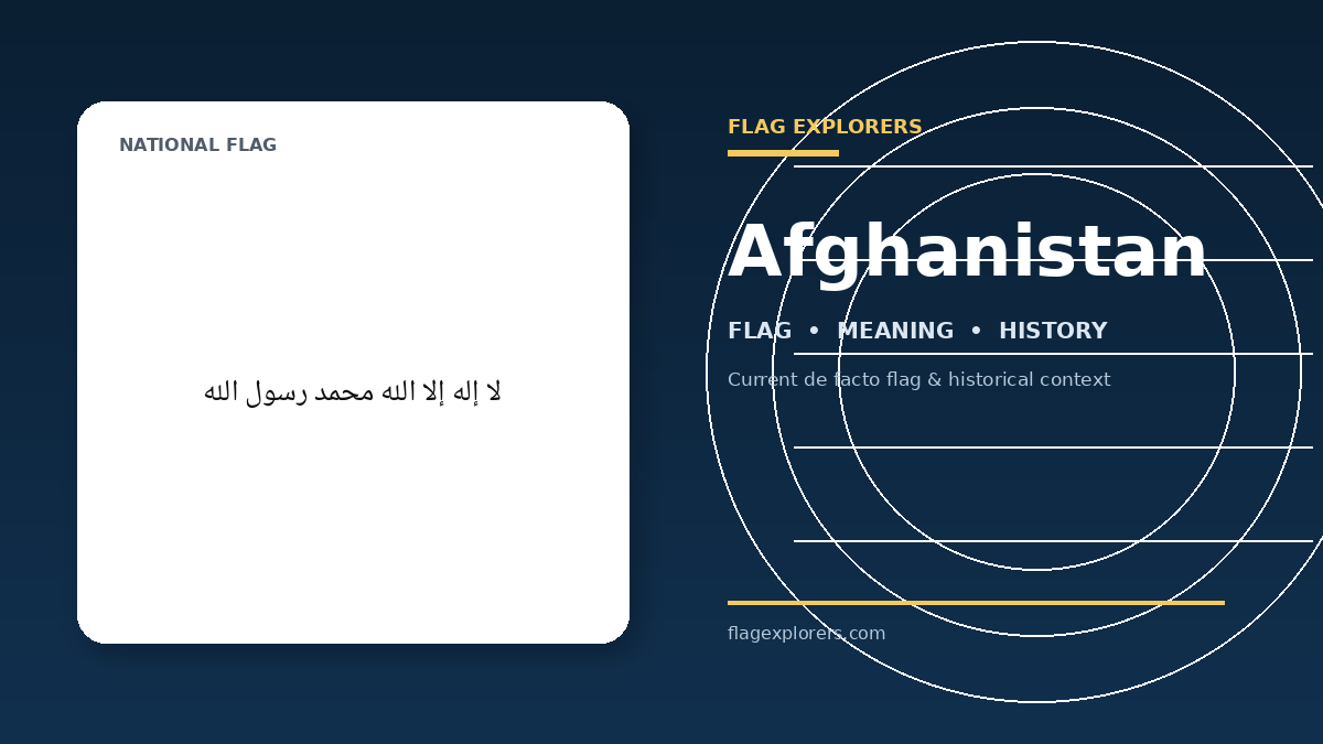 Afghanistan flag