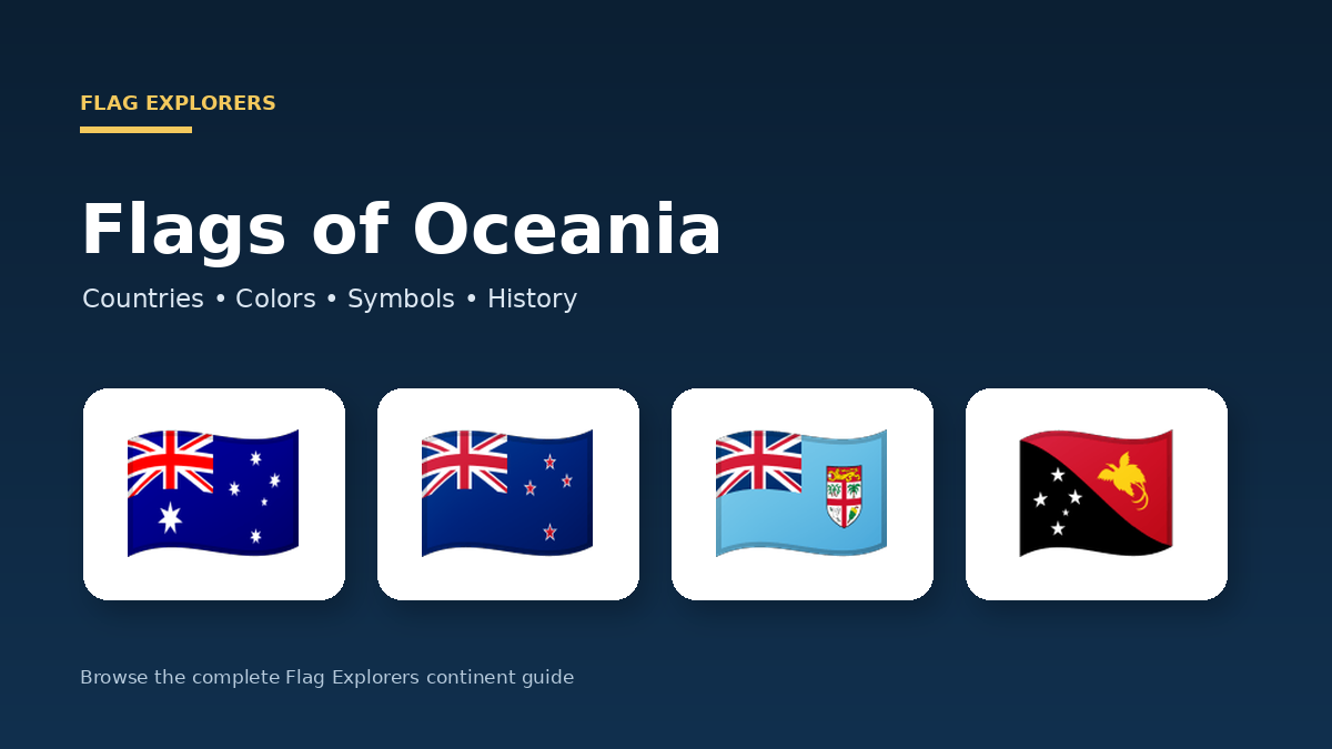 Flags of Oceania