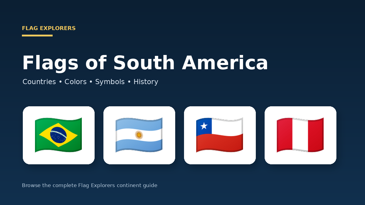 Flags of South America