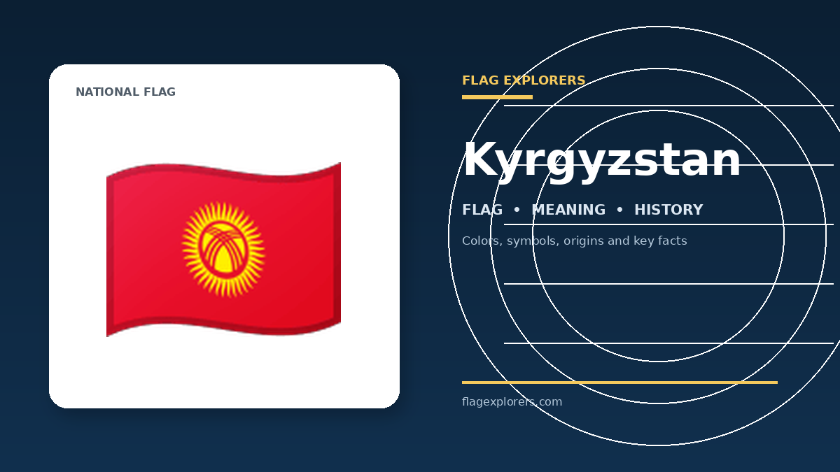 Kyrgyzstan flag