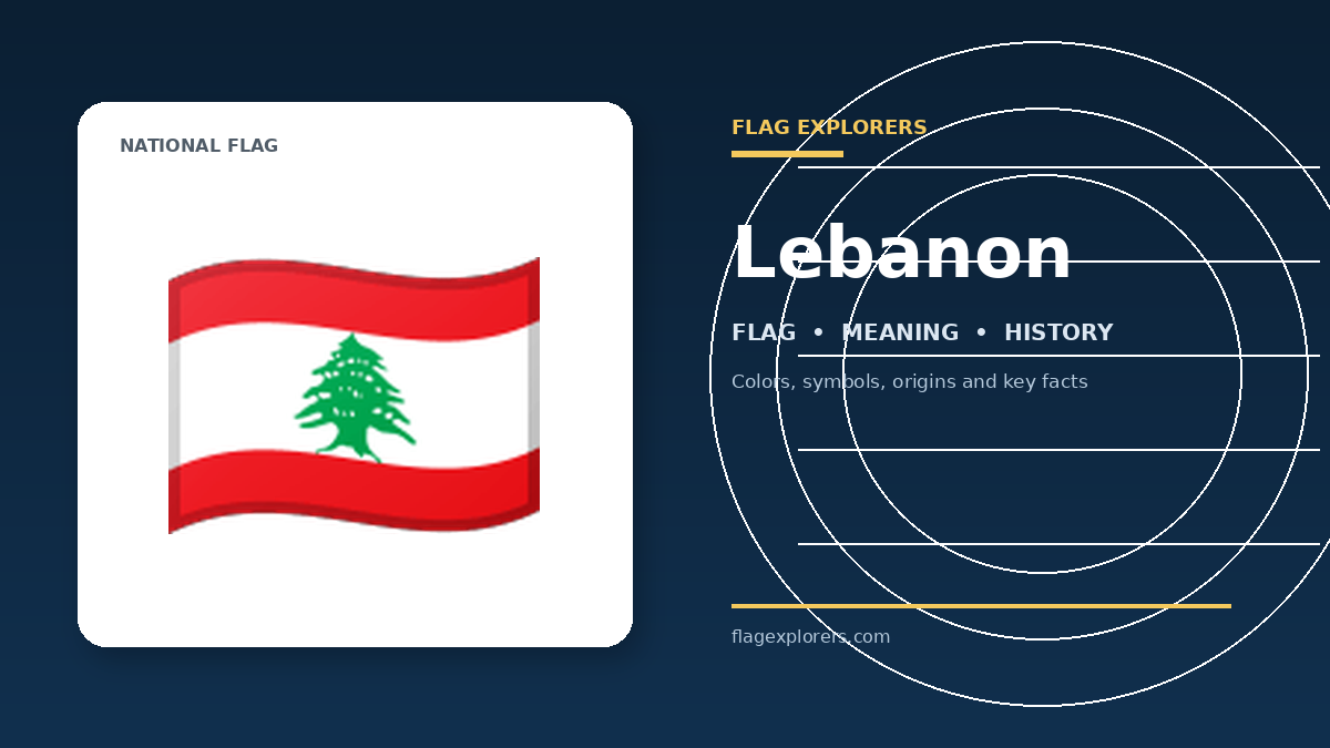 Lebanon flag