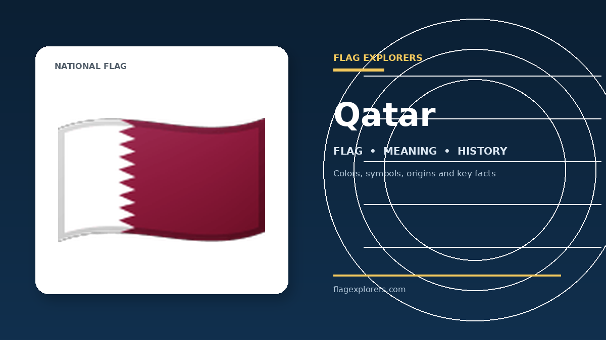 Qatar flag