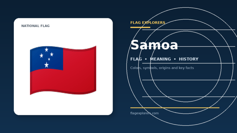 Samoa Flag: Meaning, Colors, History & Facts