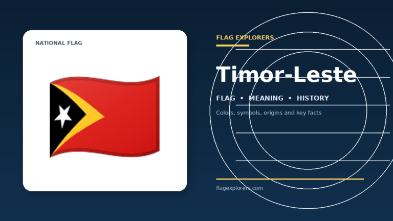 Timor-Leste Flag: Meaning, Colors, History & Facts