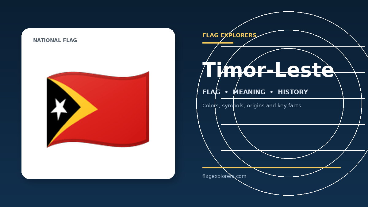 Timor-Leste flag